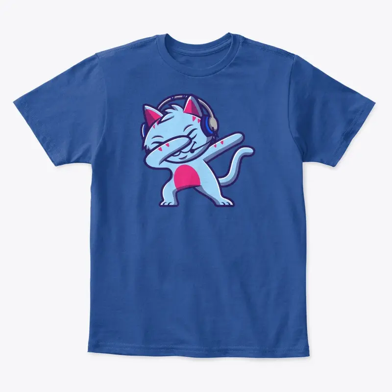 Cat Dab Kids Shirt by GravyCatMan